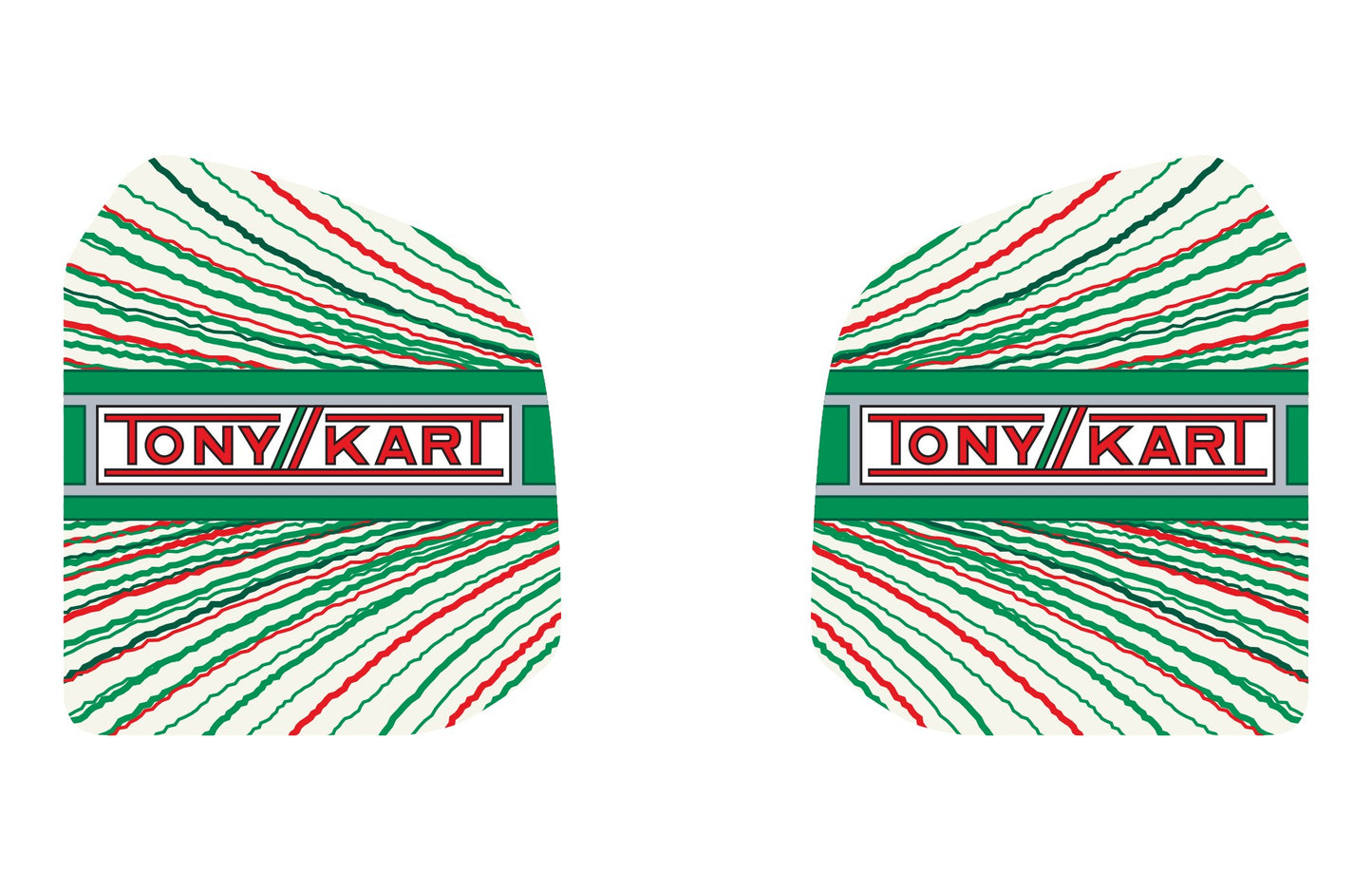 Fuel Tank Stickers TonyKart 2025 8.5 litre tank