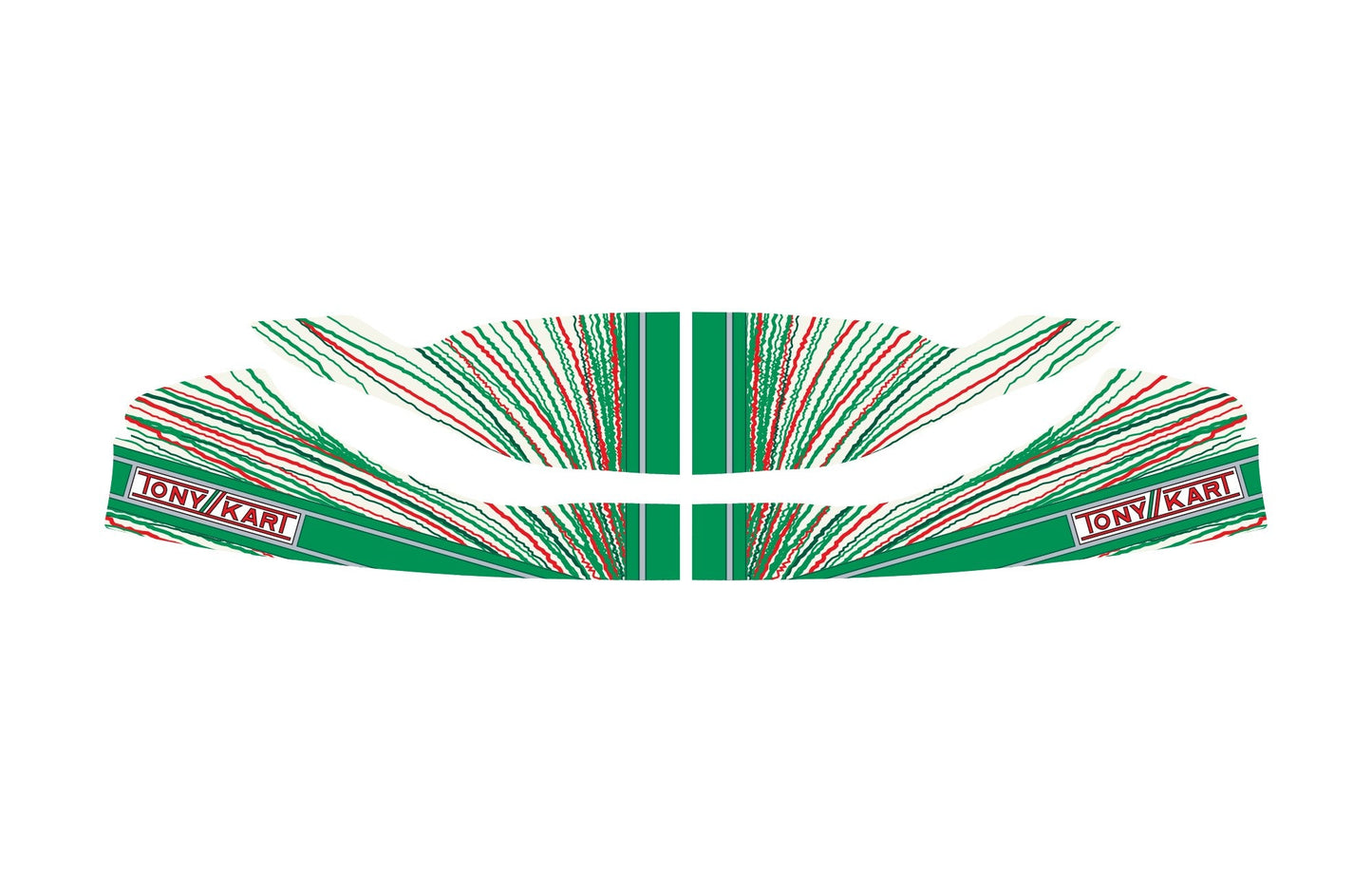 Sticker kit TonyKart Nose Cone For M9