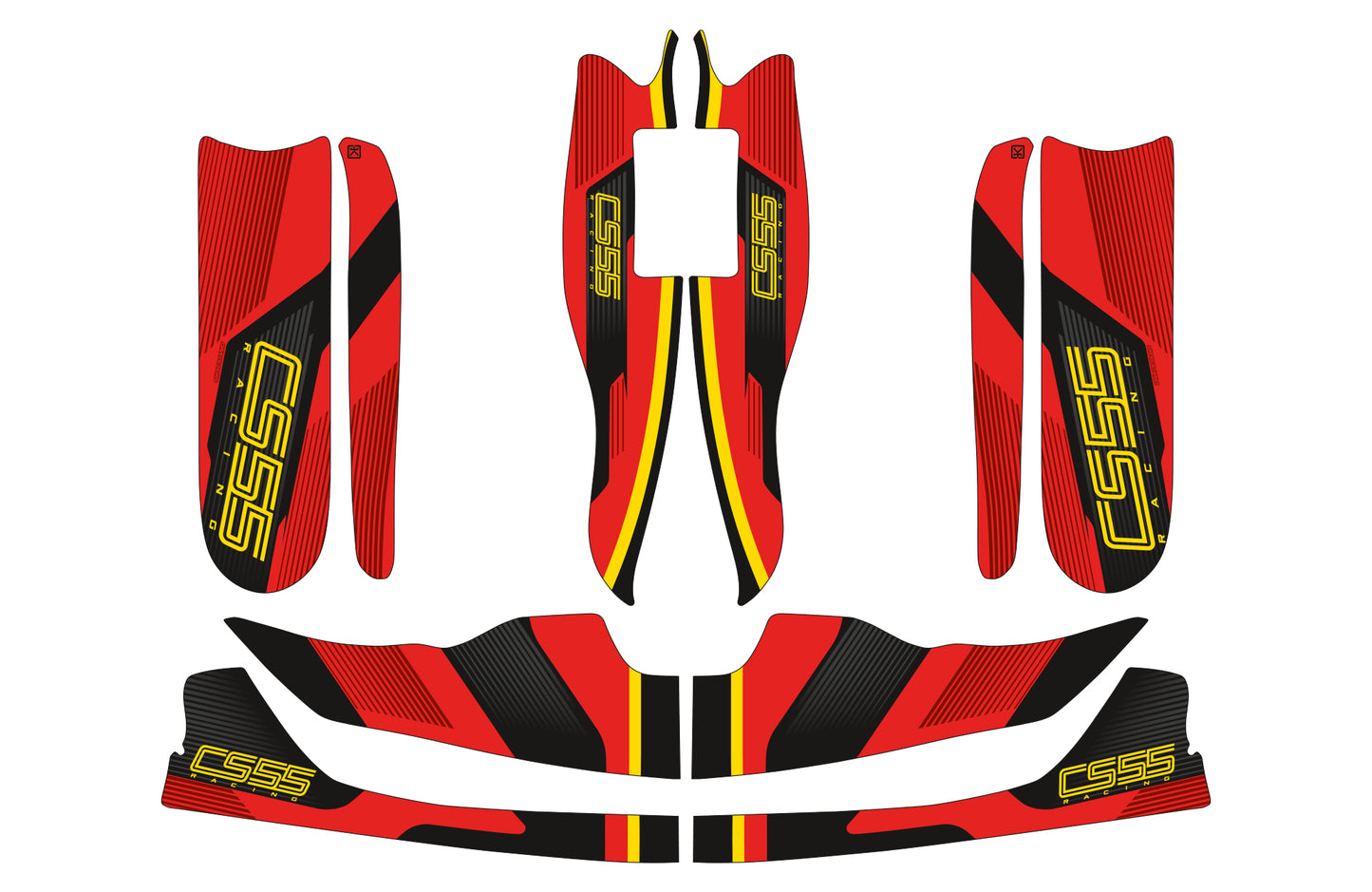 CS55 Complete Sticker Kit KG507