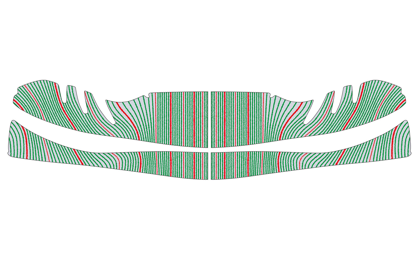 TonyKart M11 Nose Cone Sticker Kit 2025