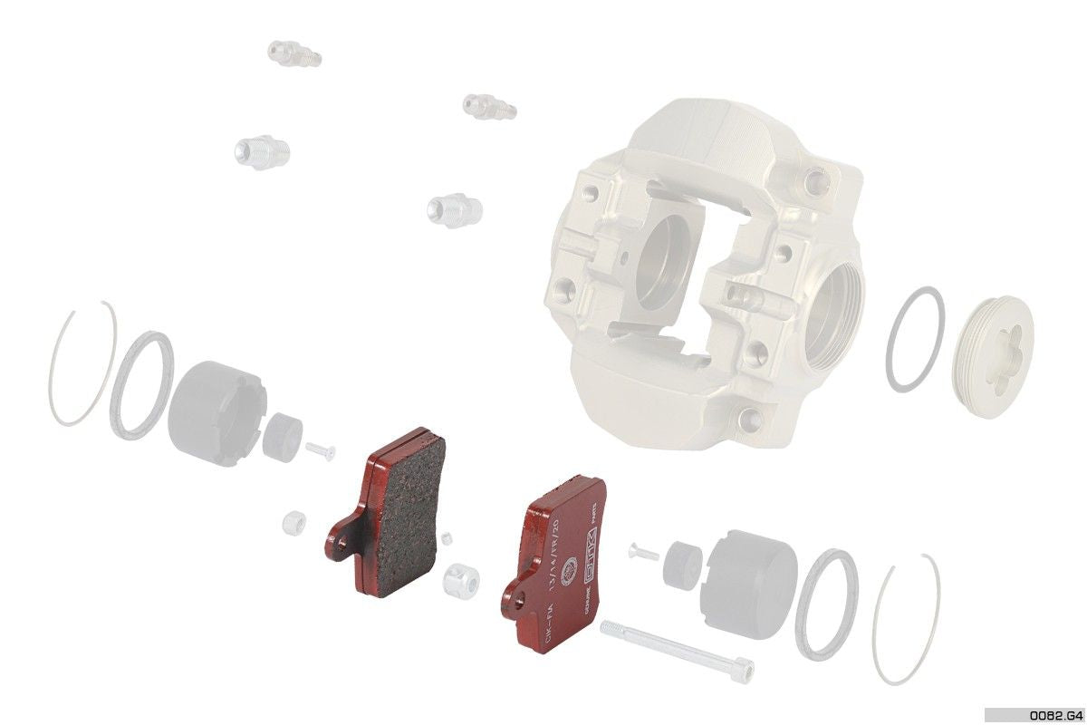 Rear Brake Caliper Pad BSD / BWD (Single order 2 for a Pair)