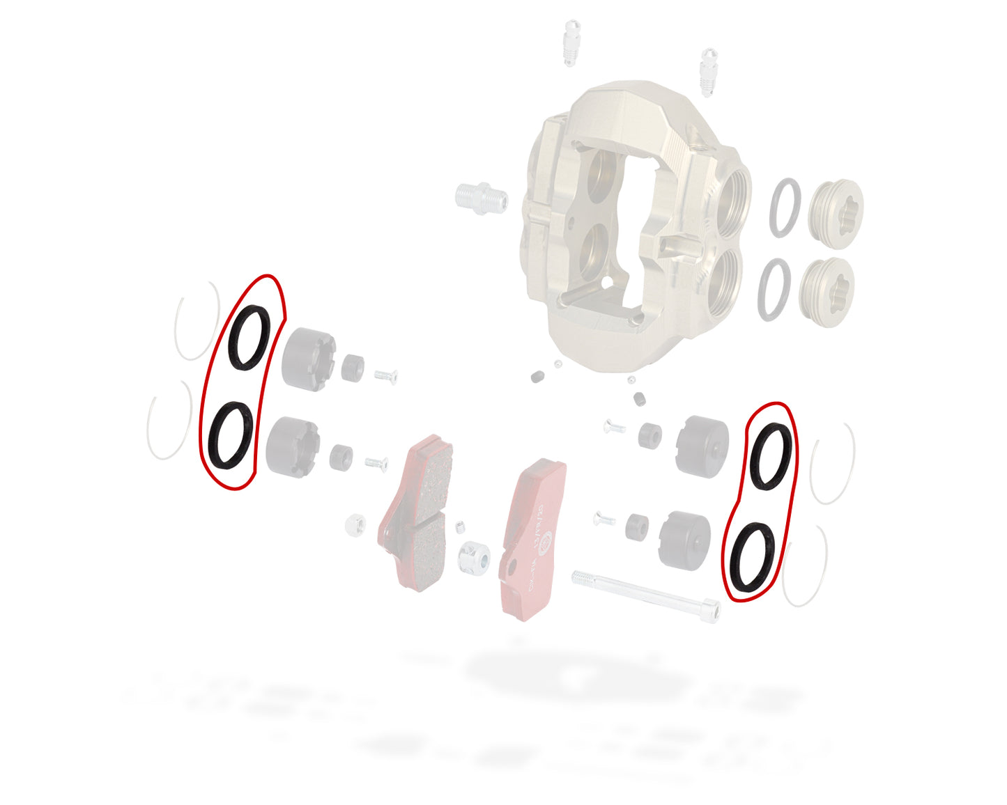 Brake caliper seal 950 / KZ (Single)