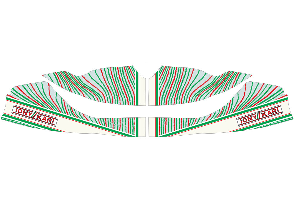 Sticker Kit TonyKart - M6 Nose Cone