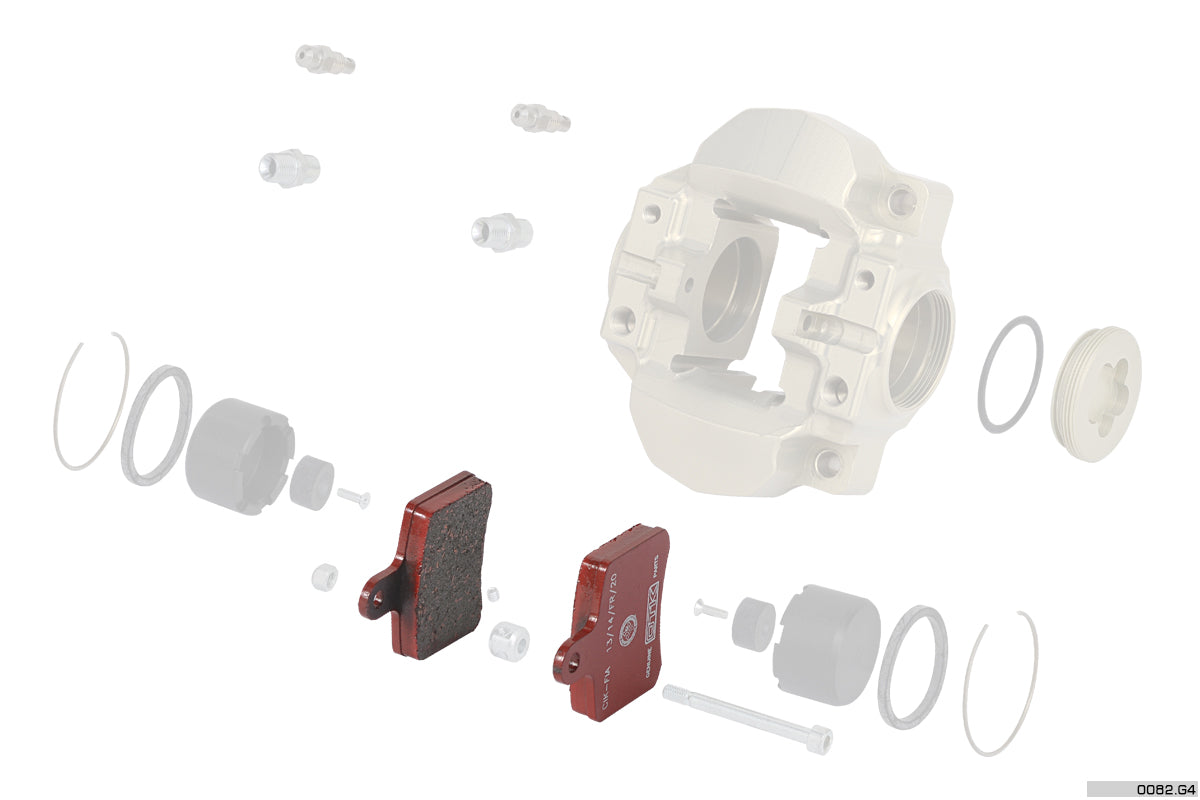 Rear Brake pads (current) BSD /BWD