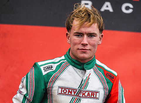 Geraghty on the podium at RMC National Trophy