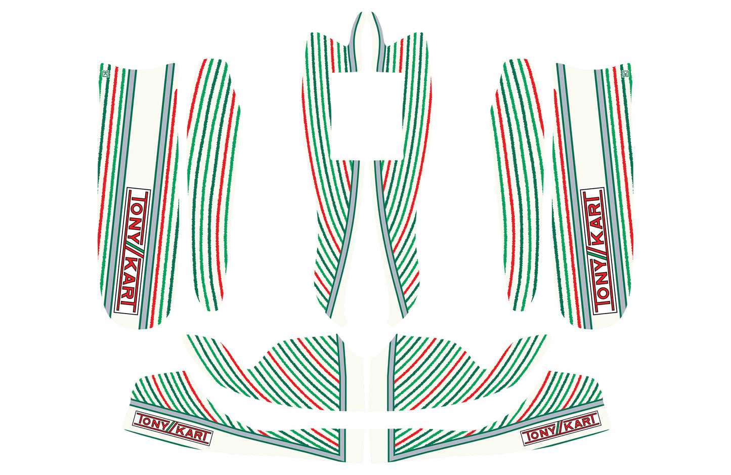 Sticker kit Tonykart M8