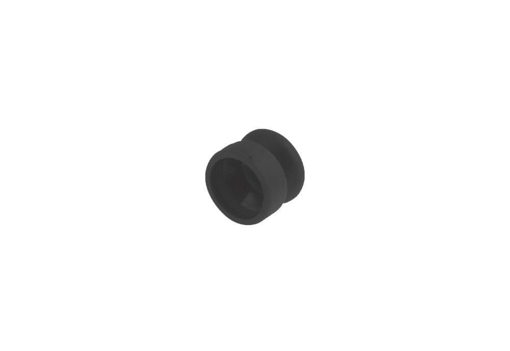 Brake pump dusty rubber cap Black