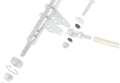 Steering Top Hat spacer  8 x 13 x 4mm ( for rose joint )