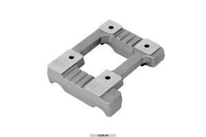 Engine Mount Drilled ally flat  mini 28X92MM