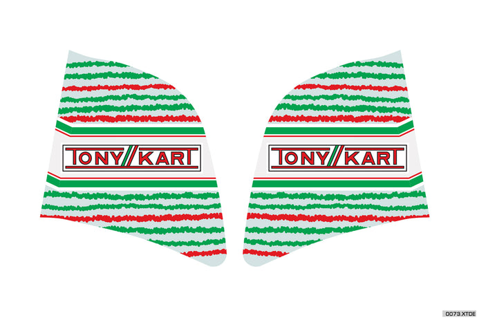 Fuel Tank Stickers 3 ltr TonyKart